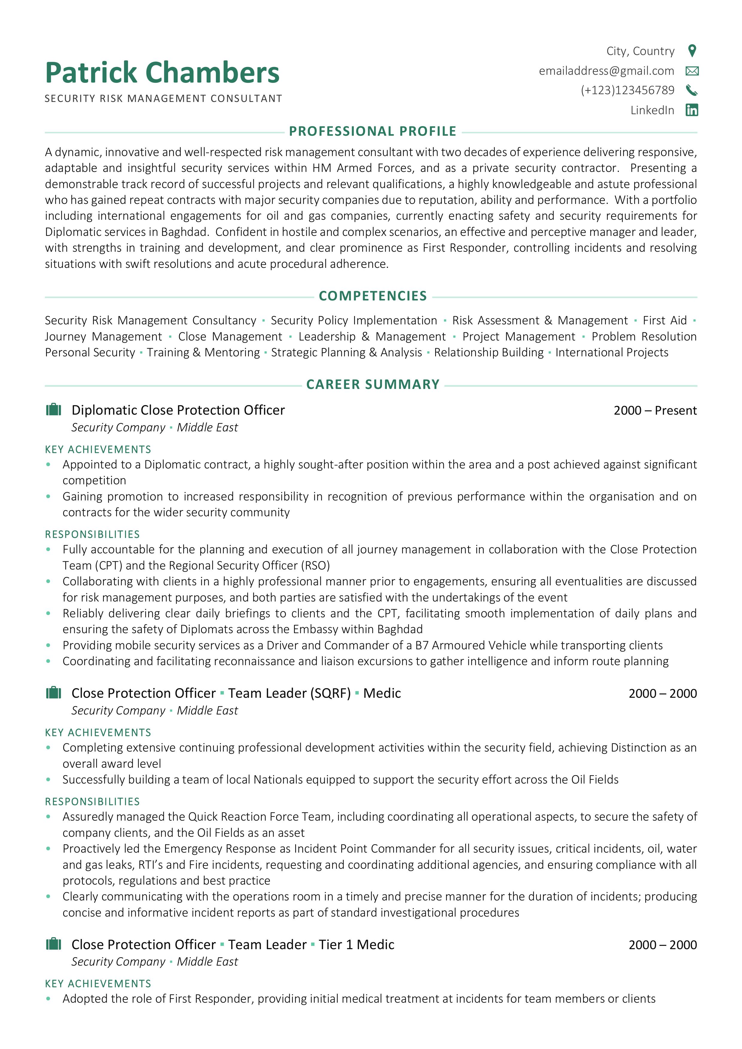 Global Professional Template